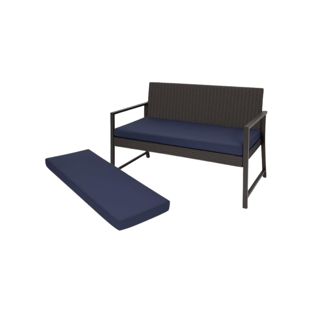 Waterproof Outdoor Seat Cushion black