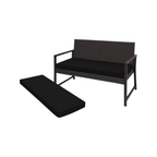 Outdoor Bench Cushion grey