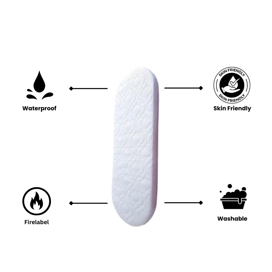 Breathable Bassinet Mattress 66x30x4cm