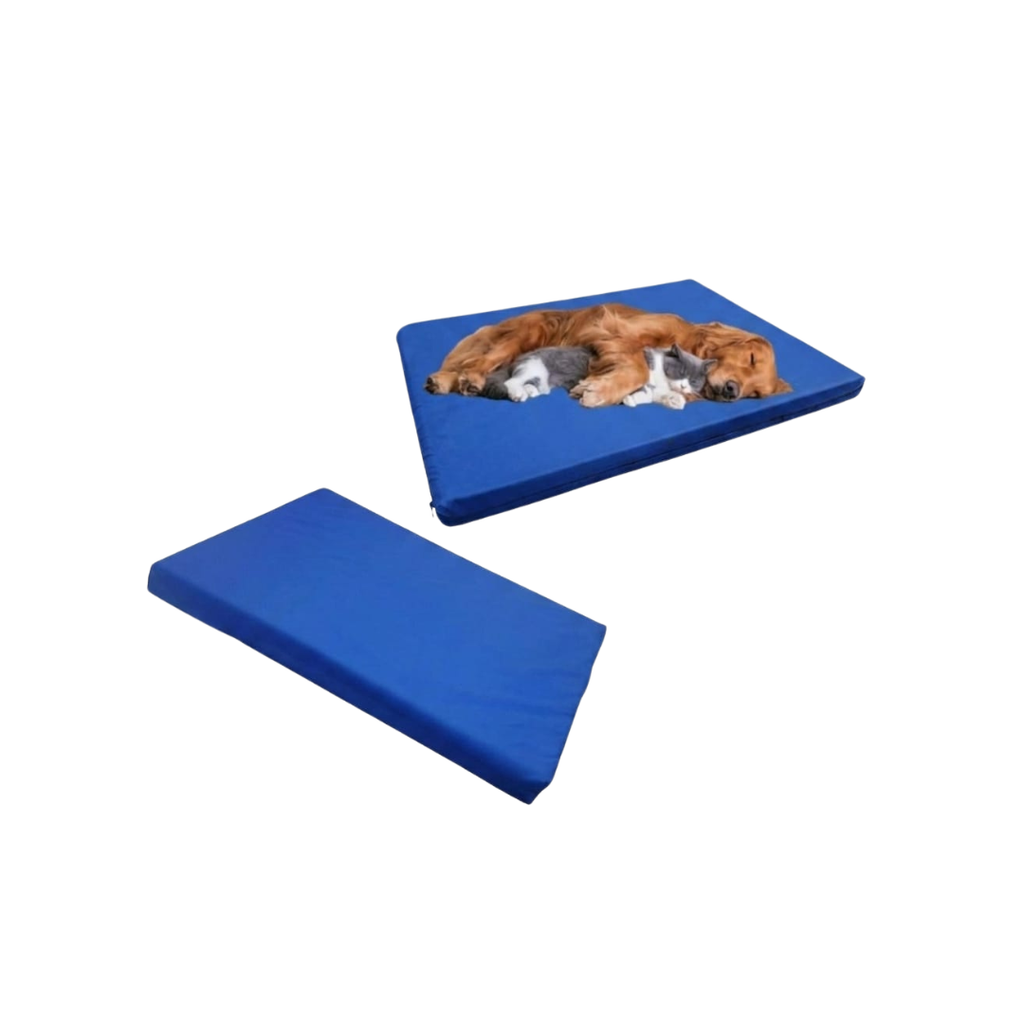 Waterproof Dog Bed Cushion blue